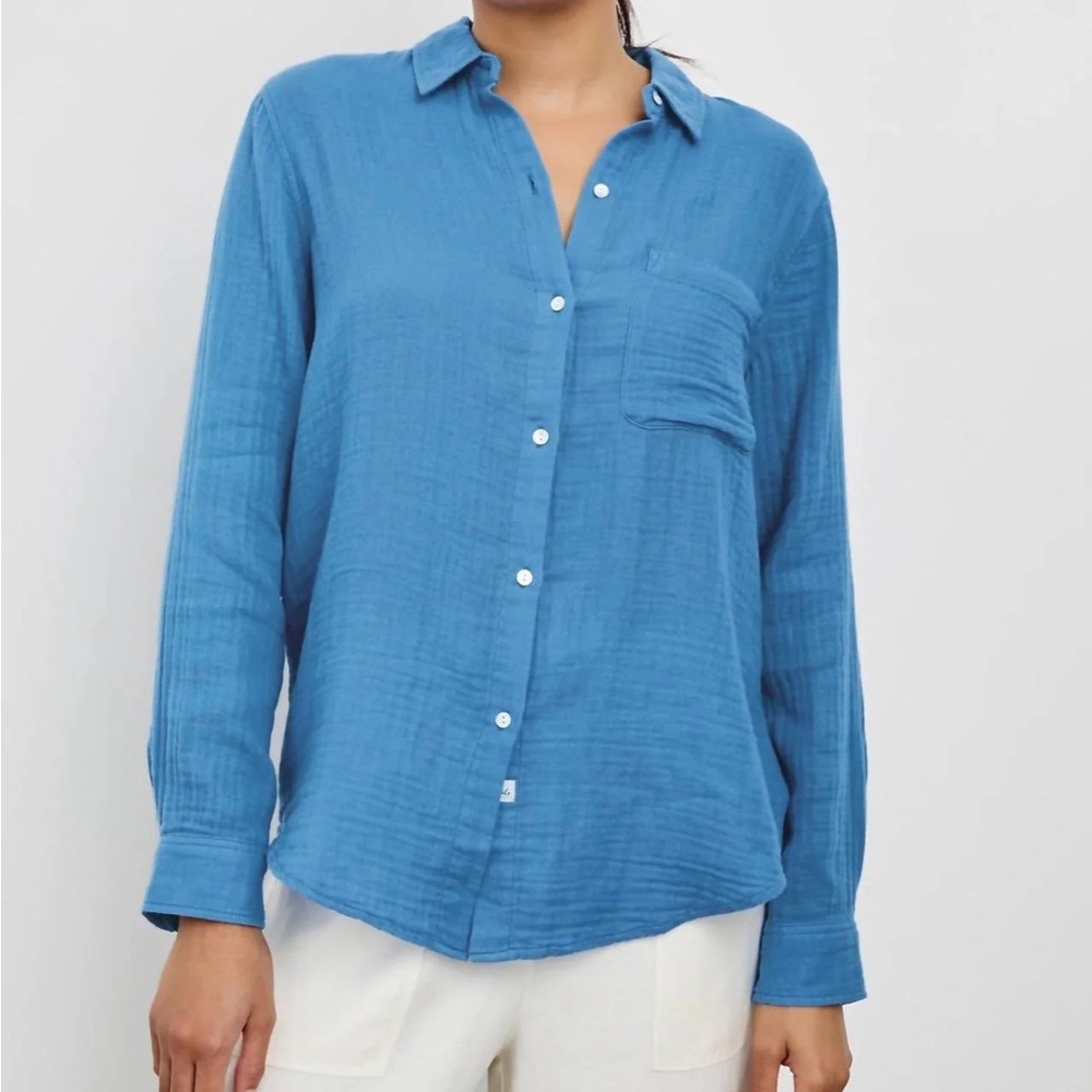 Rails Ellis Top French Blue Size Small Excellent Condition